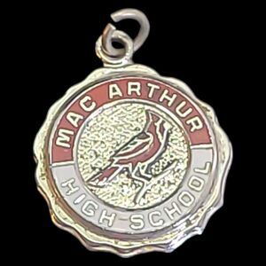 Vintage Sterling Silver 925 MacArthur High School Cardinals Charm